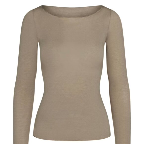 SKIMS LONG SLEEVE BOATNECK TOP - Picture 3 of 8